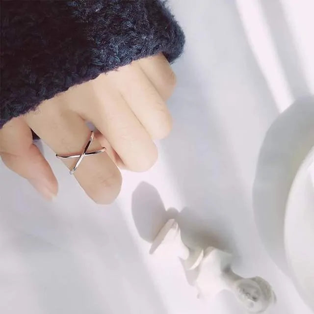 Vintage Silver Rings – 925 Sterling Silver Cross Adjustable Ring smart-purchase