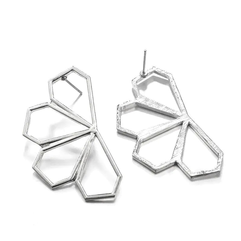 Dangle Hoop Earrings: Flower Dangle Earrings for Women