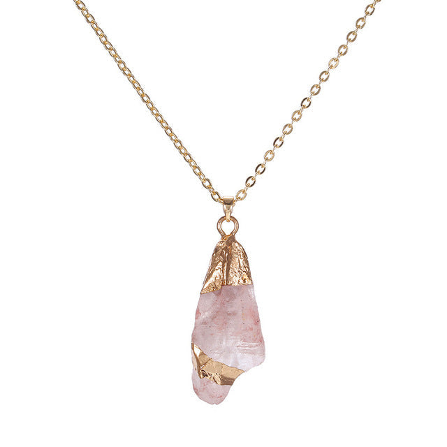 Handmade Pendant Necklace - Victorian Antique Oval Rock Crystal Pendant smart-purchase