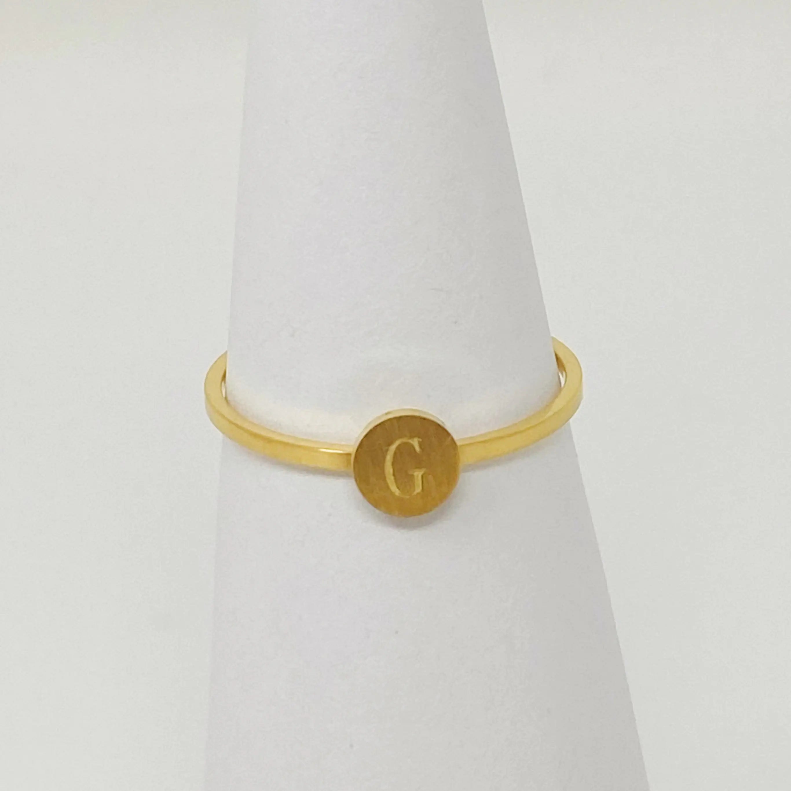 Personalized Gold Rings – Tiny Initial Ring for a Personal Touch smart-purchase