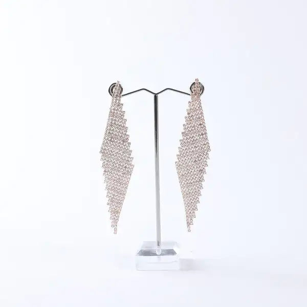 Rhombus Dangle Earring – Crystal Dangle Earrings for Trendy Style smart-purchase