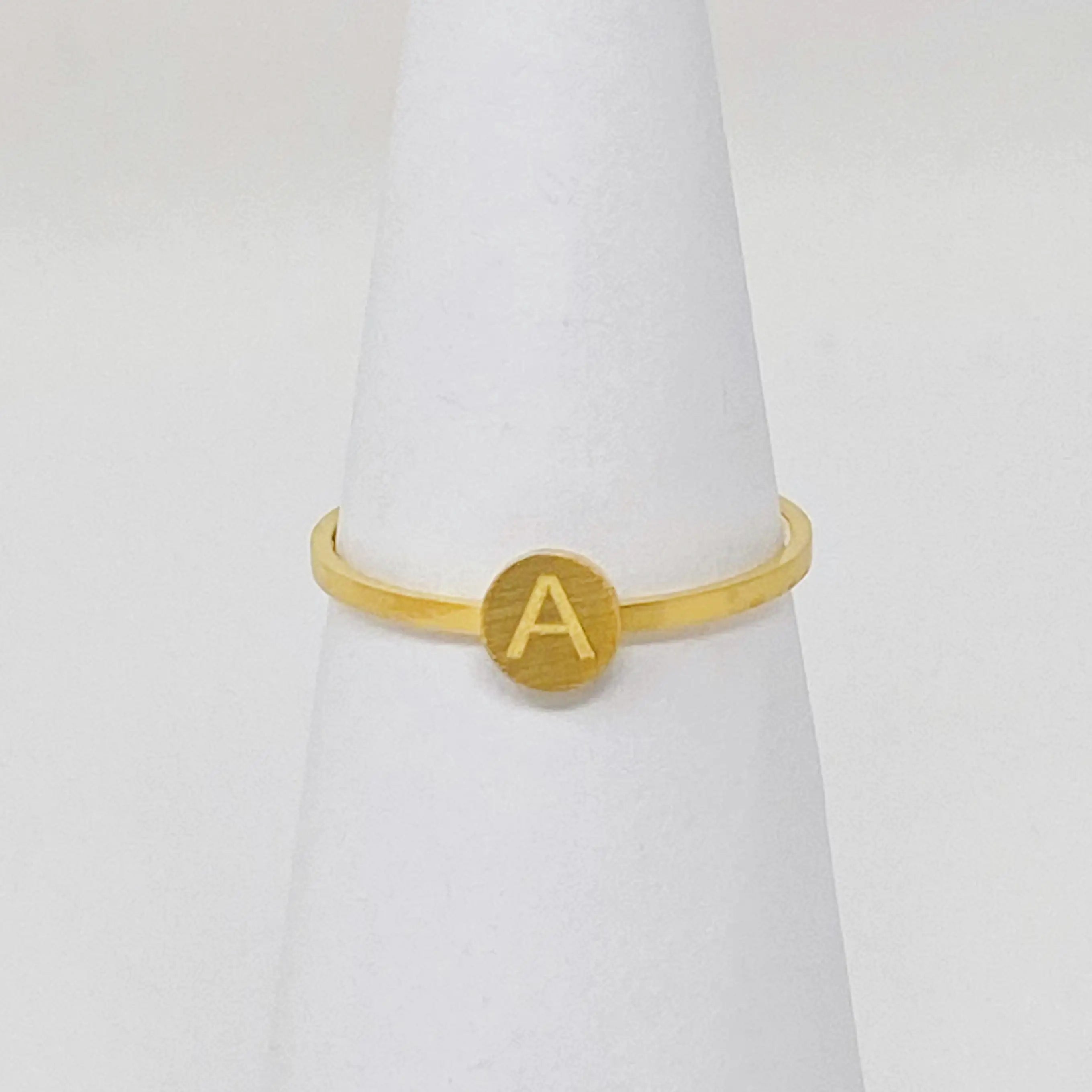 Personalized Gold Rings – Tiny Initial Ring for a Personal Touch smart-purchase