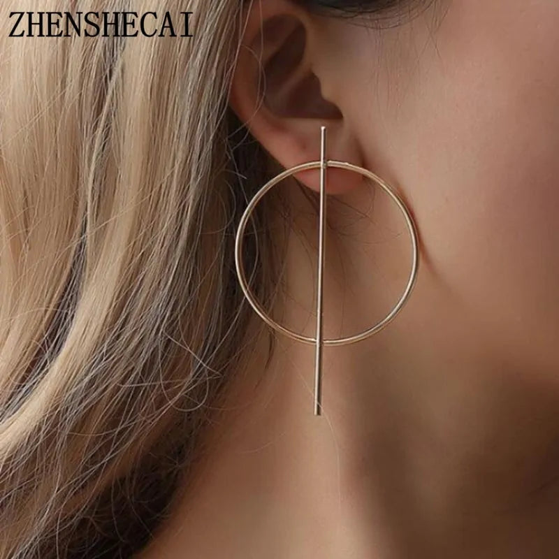 Minimalist Geometric Circle Earrings – Sleek Acrylic VDay Earrings for Timeless Elegance smart-purchase