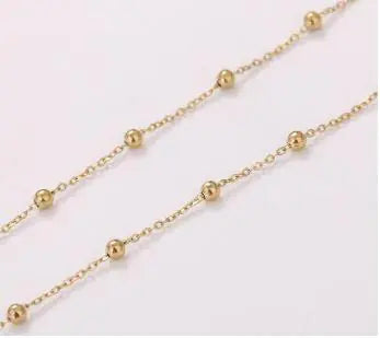 Gold Chain Pendant: Elegant Rosary Necklace for Faith-Inspired Jewelry