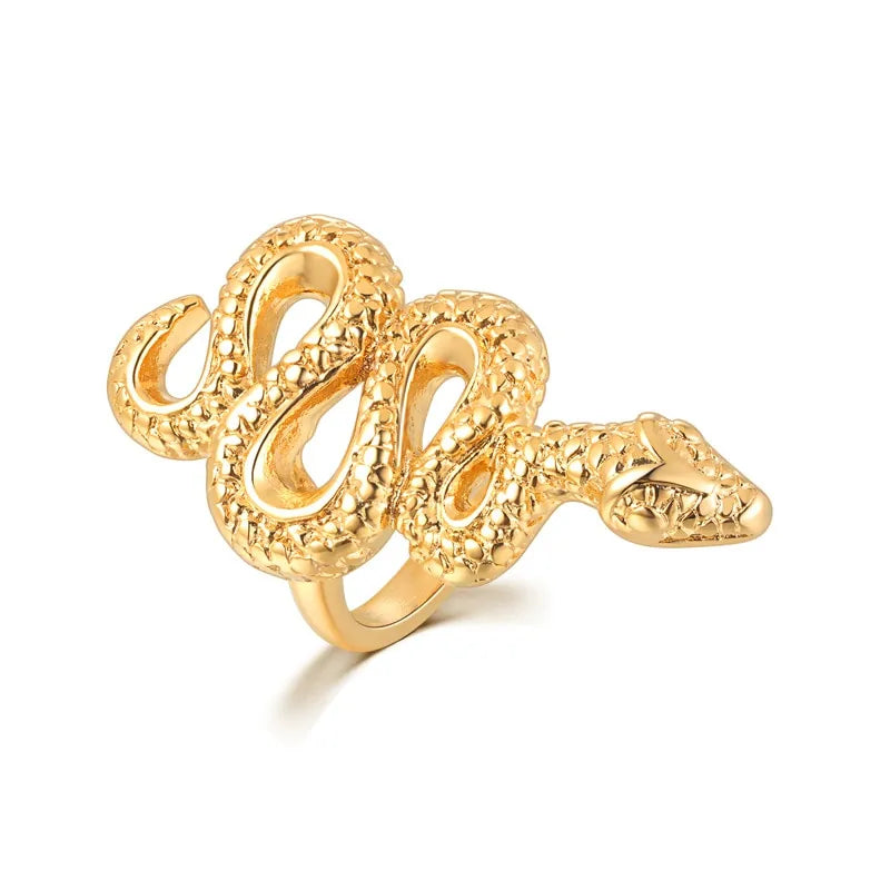 Unique Gold Rings – Serpent Snake Ring for Bold and Distinct Style