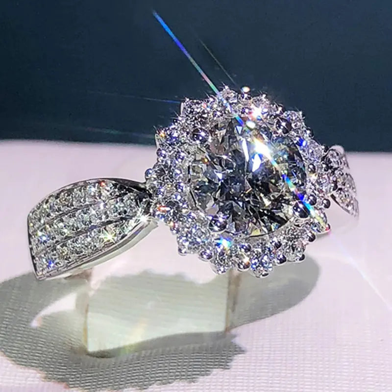 Cubic Zirconia Rings – 14K Gold Women’s Trendy Ring with Brilliant Gold Infinity Ring Design smart-purchase