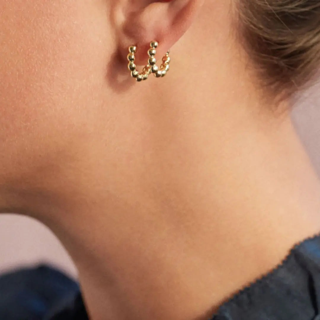 Gianna Earrings – Elegant 18 Karat Gold Hoop Earrings for Any Occasion smart-purchase