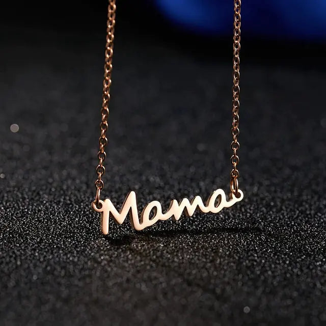 Mama Letter Pendant Necklace for Stylish Motherhood smart-purchase