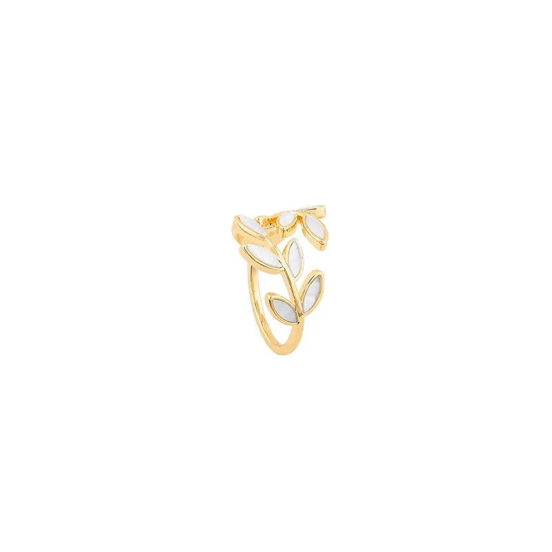 Leaf Design Ring – Leaf Branch Shape Open Ring for Nature-Inspired Elegance smart-purchase