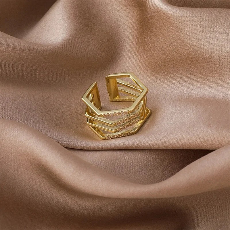 Stackable Gold Rings – Multi-Layer Open Rings for Trendy Layered Looks smart-purchase