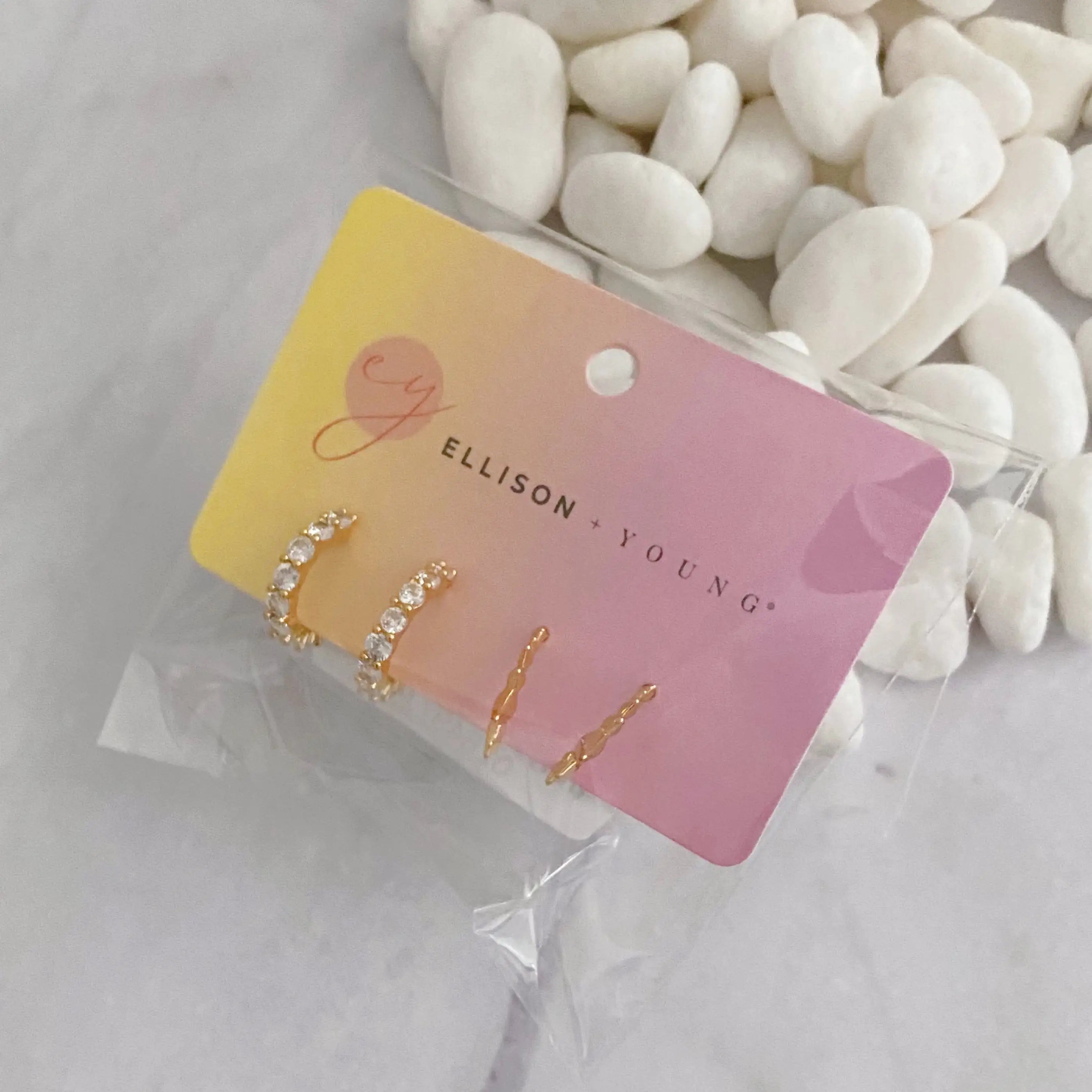 Mood Changer Mini Hoop Earring Set – Versatile Gold Studs Earrings for Every Mood smart-purchase