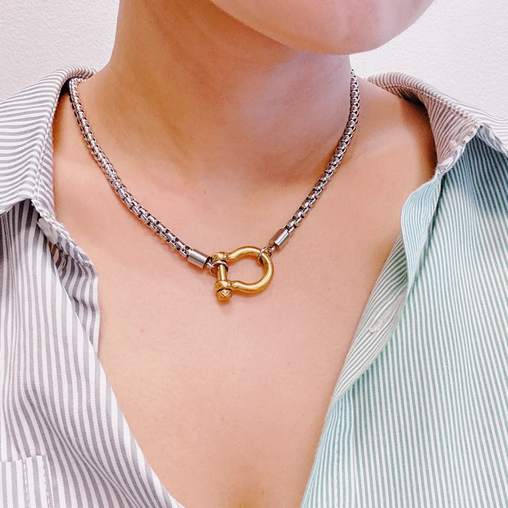 Luxe Pendant Box Chain Necklace for Sophisticated Style smart-purchase