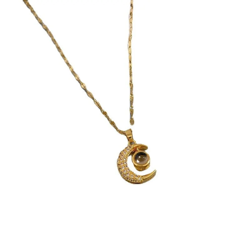 Moon Pendant Necklace for Celestial Elegance smart-purchase