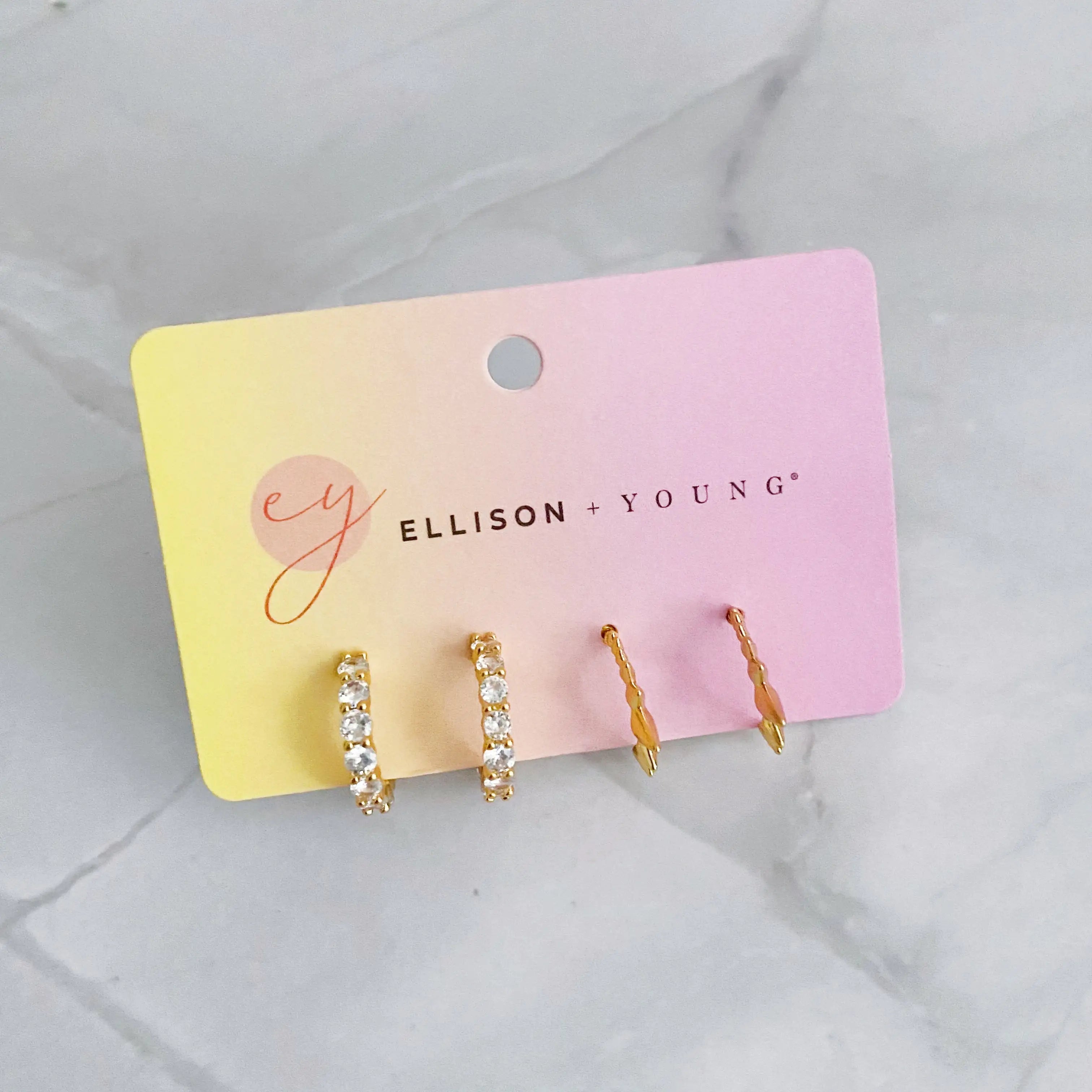 Mood Changer Mini Hoop Earring Set – Versatile Gold Studs Earrings for Every Mood smart-purchase