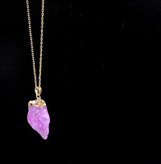 Handmade Pendant Necklace - Victorian Antique Oval Rock Crystal Pendant smart-purchase