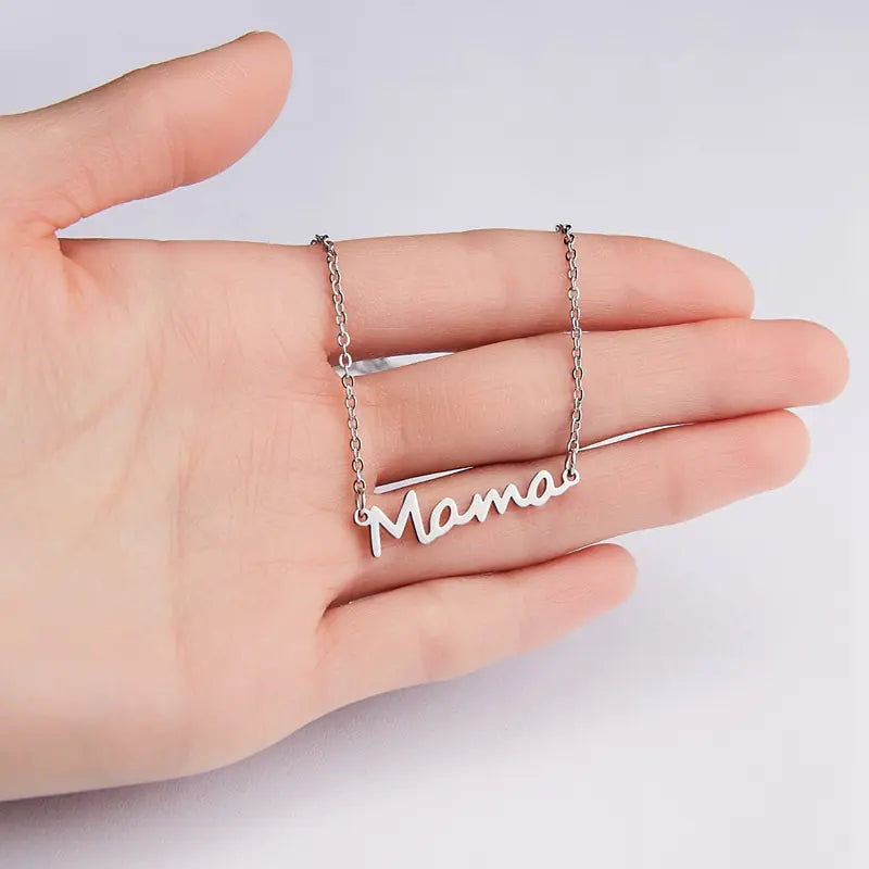 Mama Letter Pendant Necklace for Stylish Motherhood smart-purchase