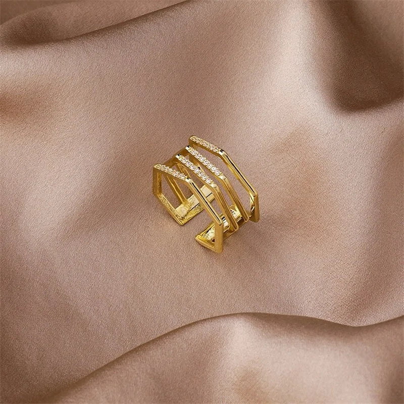 Stackable Gold Rings – Multi-Layer Open Rings for Trendy Layered Looks smart-purchase