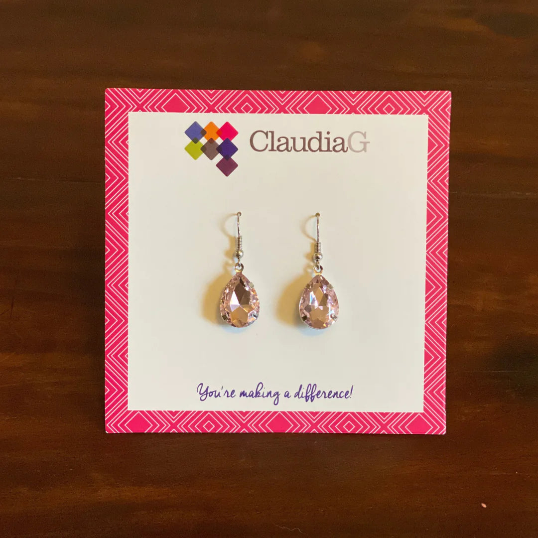 Elegant Drop Earrings with Pearl Drops & Crystal Accents smart-purchase