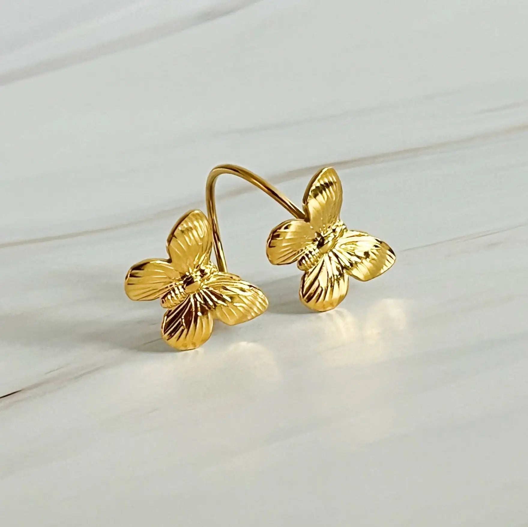 Sterling Silver Butterfly Ring – Vintage Butterfly Duo Ring for Unique Charm smart-purchase