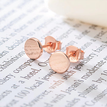 Jana Earrings – Elegant Gold Plated Stud Earrings for Timeless Glamour