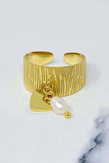 Cuff Dangle Ring for Stylish Edge - Silver Signet Ring for Modern Flair