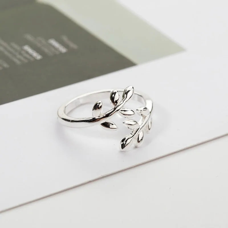 Unique Gold Rings – Olive Tree Open Ring for Nature-Inspired Elegance smart-purchase