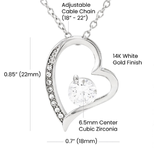 Forever Love Necklace - Heart Shaped Pendant Jewelry Gift smart-purchase