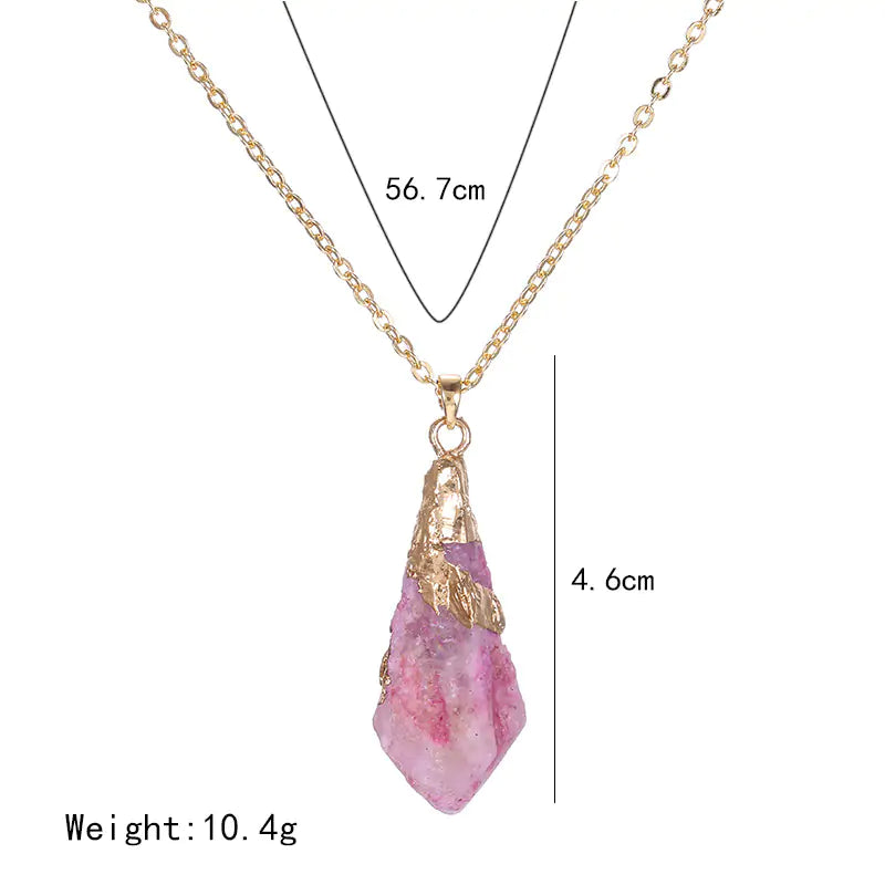 Handmade Pendant Necklace - Victorian Antique Oval Rock Crystal Pendant smart-purchase