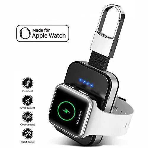 Apple Watch Wireless Charger Power Bank on Key Chain