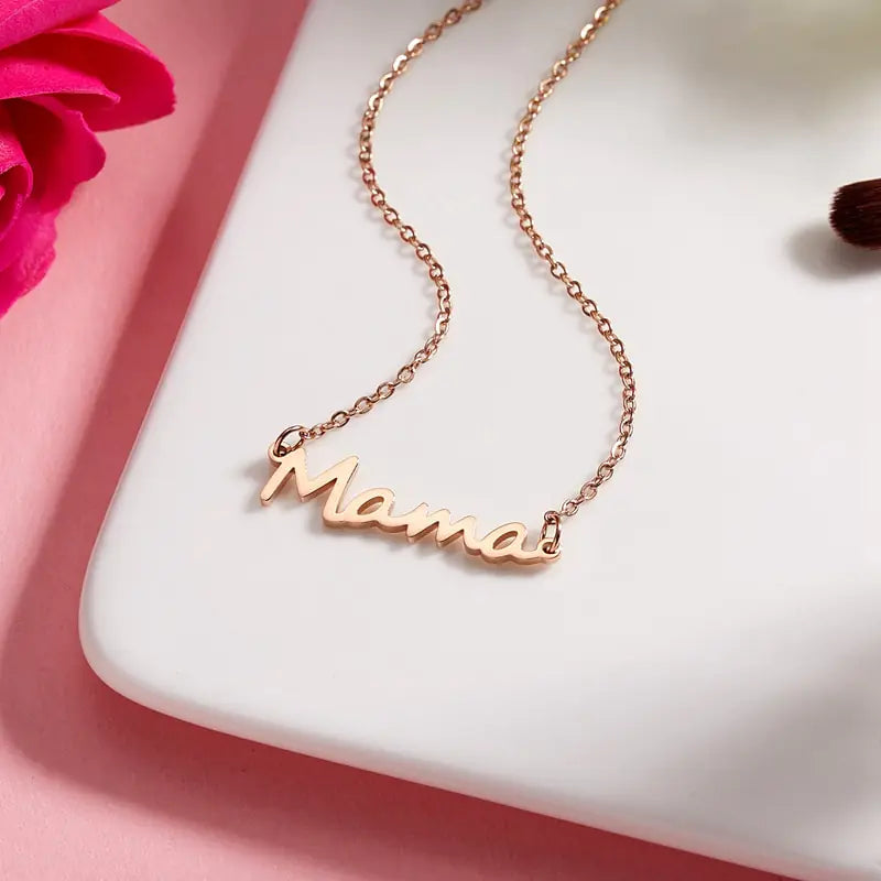 Mama Letter Pendant Necklace for Stylish Motherhood smart-purchase