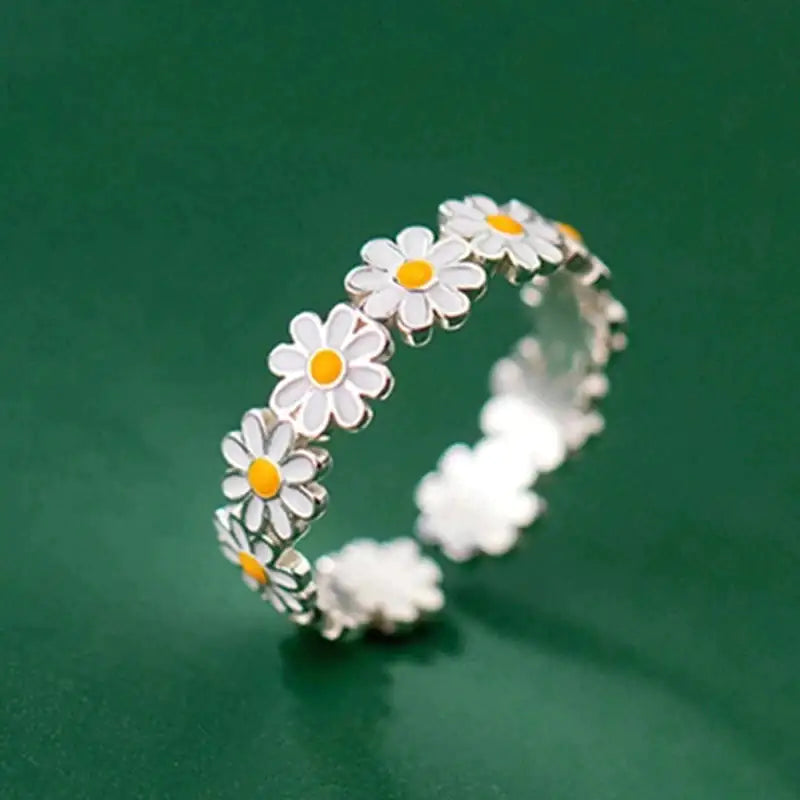 Gold Flower Ring – Vintage Daisy Design for Timeless Charm smart-purchase