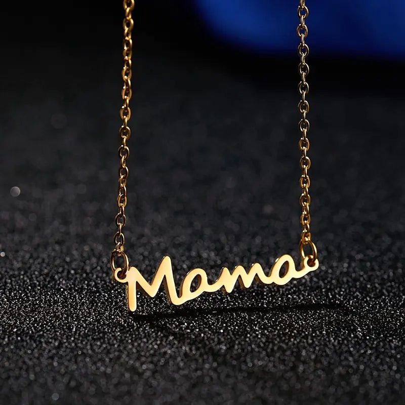 Mama Letter Pendant Necklace for Stylish Motherhood smart-purchase