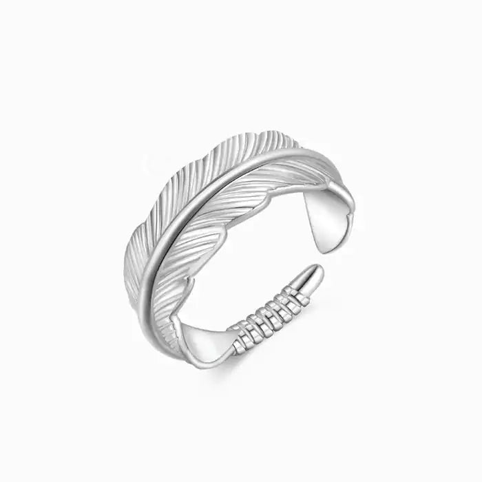 Gold Angel Feather Ring – A Celestial Touch of Elegance with Precious Stone Rings smart-purchase