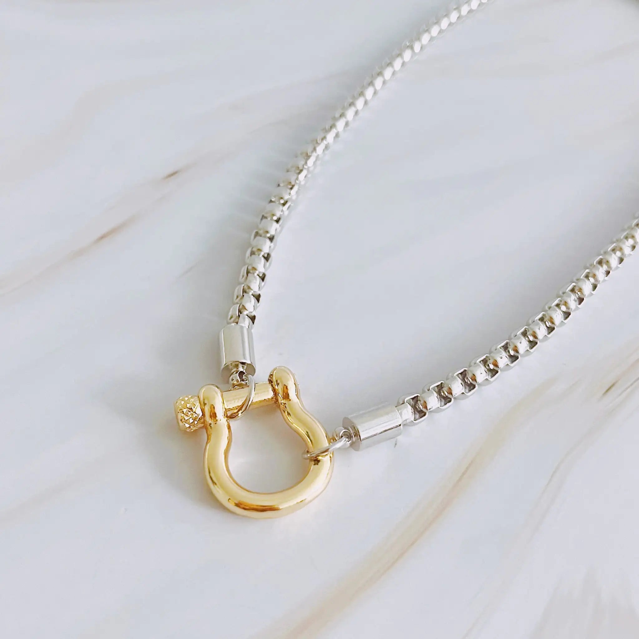 Luxe Pendant Box Chain Necklace for Sophisticated Style smart-purchase