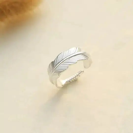 Gold Angel Feather Ring – A Celestial Touch of Elegance with Precious Stone Rings smart-purchase