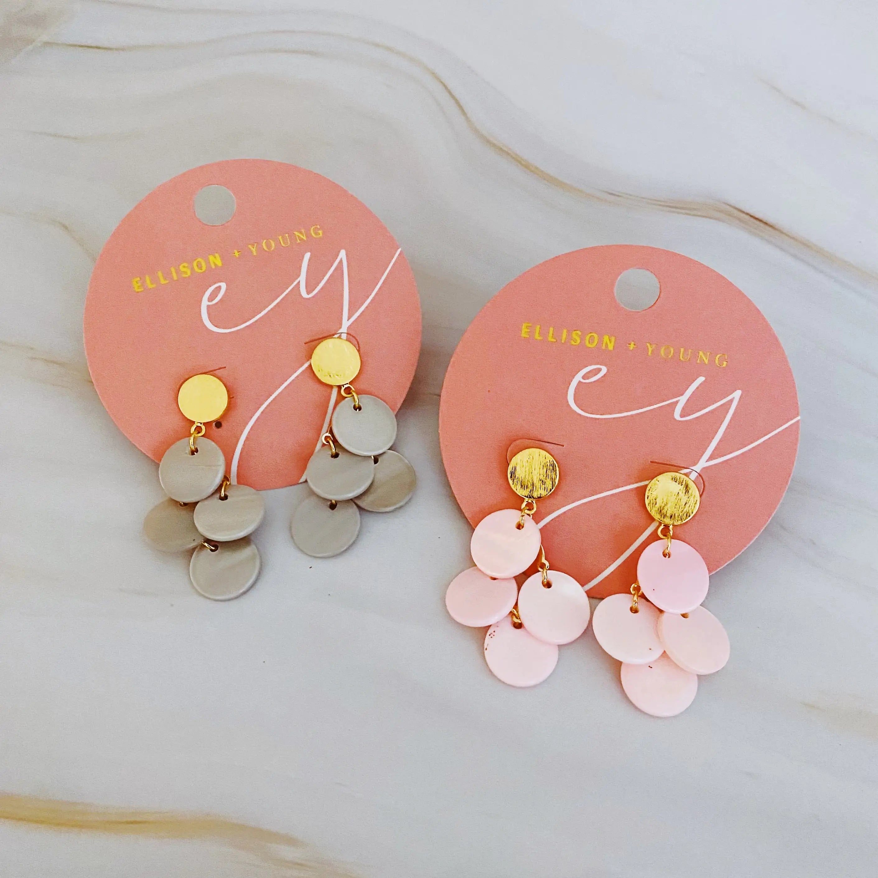 Shell Disc Chandelier Earring – Acrylic Earrings DIY for Beachy Vibes smart-purchase
