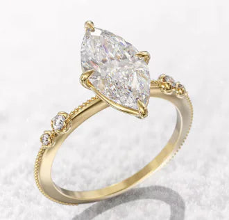 Dazzling Cubic Zirconia Ring for Radiant Elegance - Sterling Silver Promise Rings for Timeless Beauty