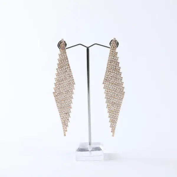 Rhombus Dangle Earring – Crystal Dangle Earrings for Trendy Style smart-purchase