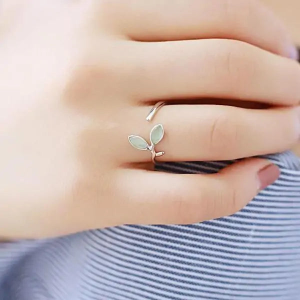 Sterling Silver Green Opal Ring for Timeless Elegance – Opal and Silver Ring for Every Occasion smart-purchase