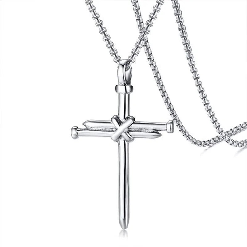 Metal Punk Cross Pendant Necklace for Edgy Style smart-purchase