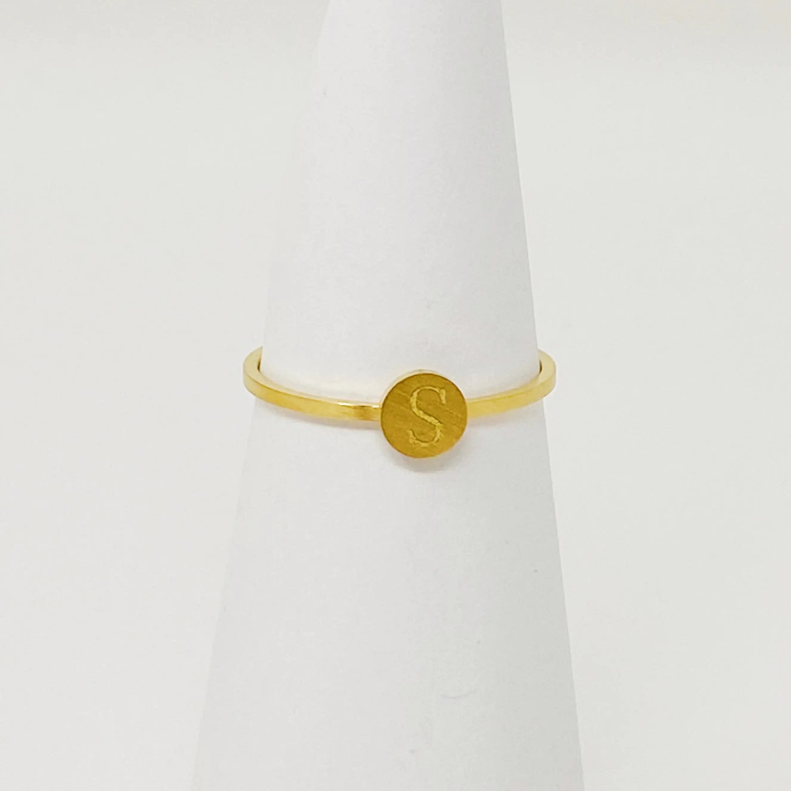 Personalized Gold Rings – Tiny Initial Ring for a Personal Touch smart-purchase