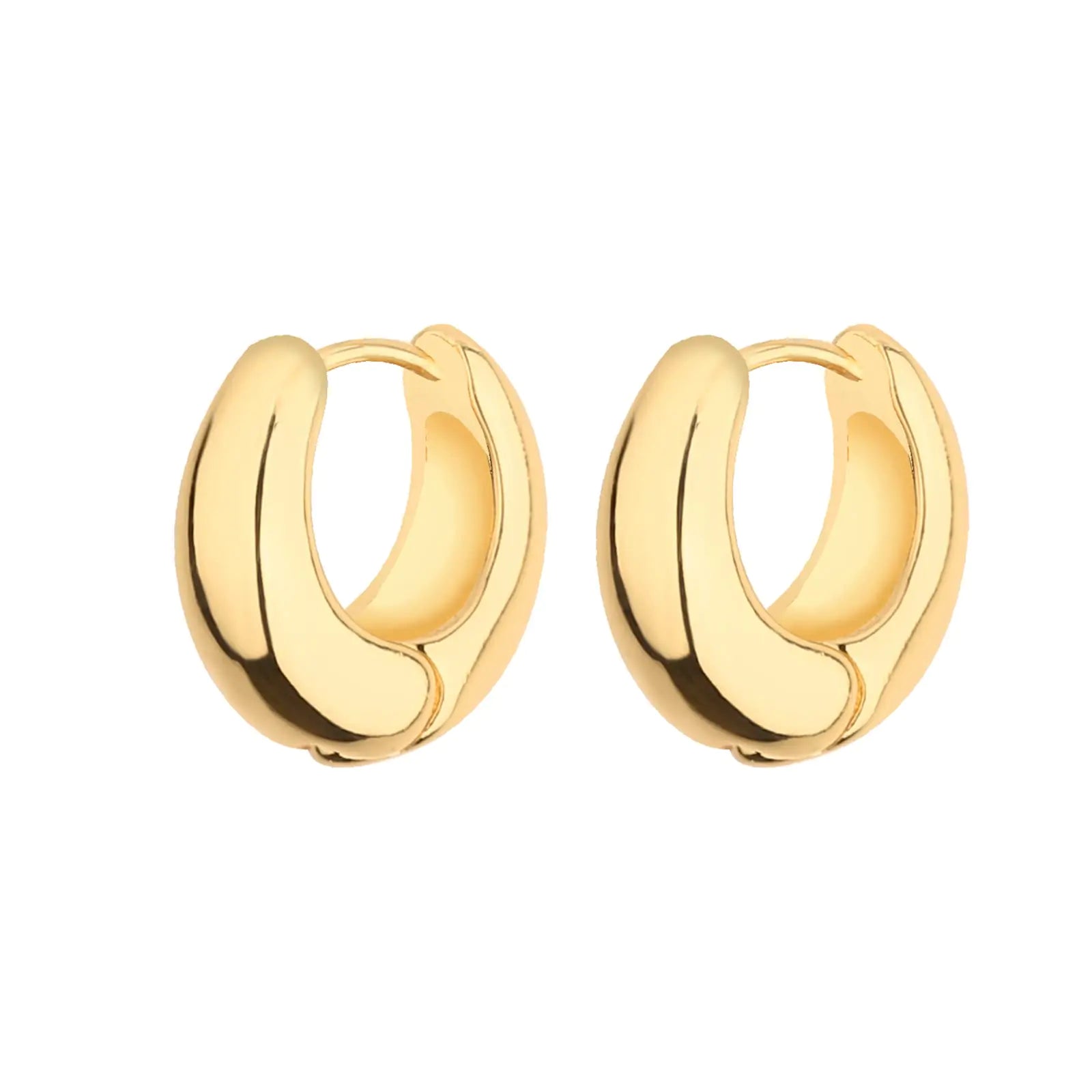 Wgoud 14K Gold Chunky Hoop Earrings Set – Mini Hoop Earrings for Versatile Styling smart-purchase