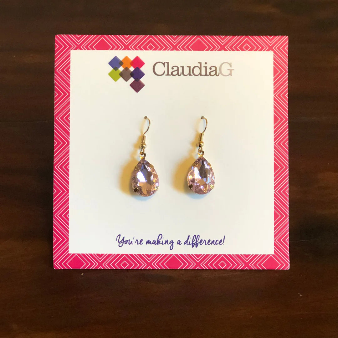 Elegant Drop Earrings with Pearl Drops & Crystal Accents smart-purchase
