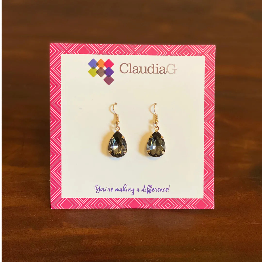 Elegant Drop Earrings with Pearl Drops & Crystal Accents smart-purchase