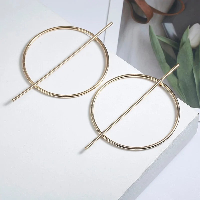 Minimalist Geometric Circle Earrings – Sleek Acrylic VDay Earrings for Timeless Elegance smart-purchase