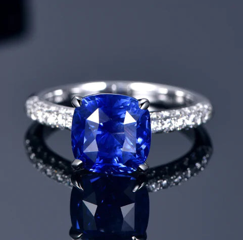 Embellished Sapphire Luxury Ring for Elegant Statements - Minimalist Engagement Rings with a Touch of Royalty smart-purchase