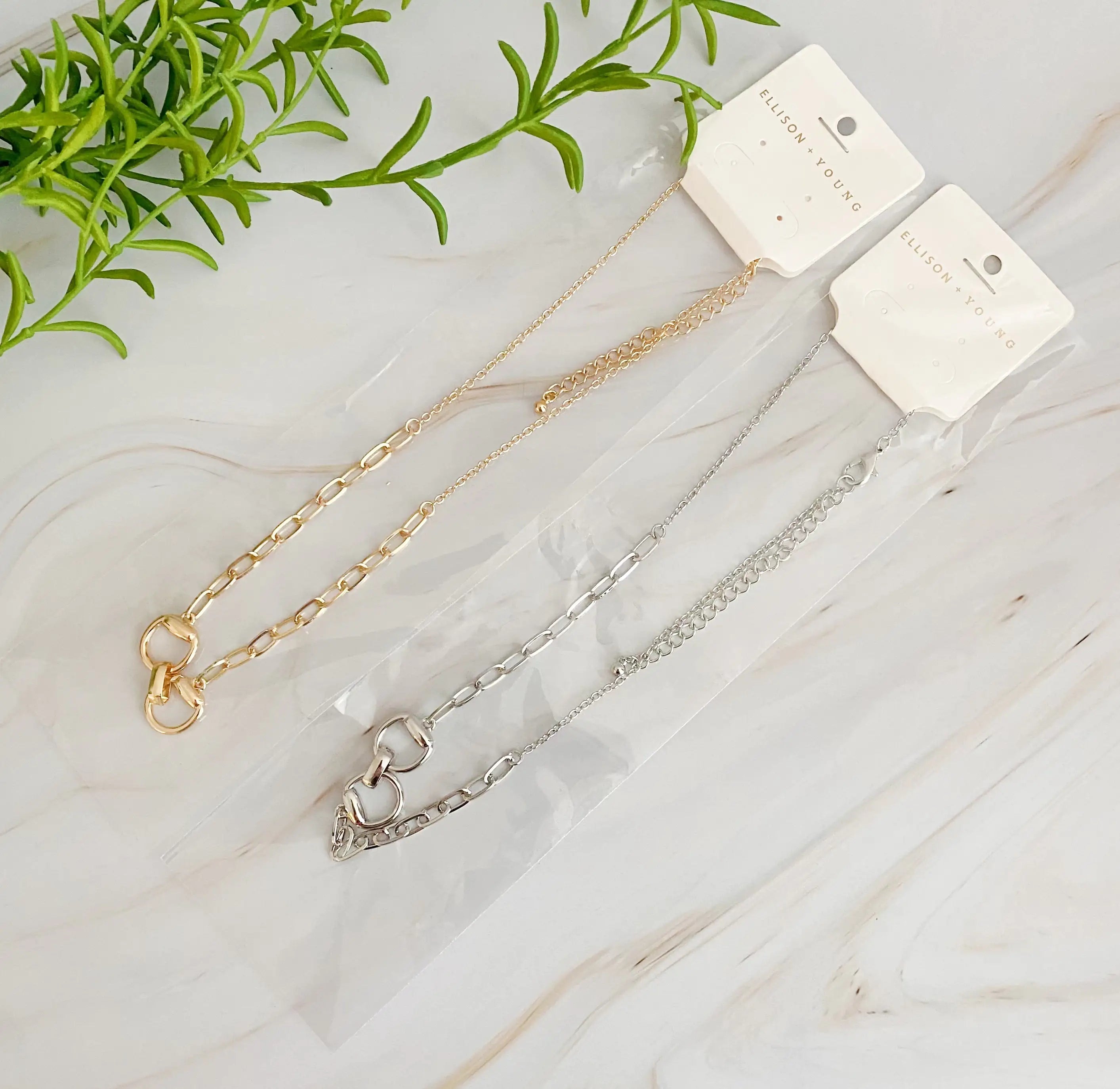 Gold Pendant with Silver Chain: Equestrian Pendant Chain Necklace for Horse Lovers smart-purchase