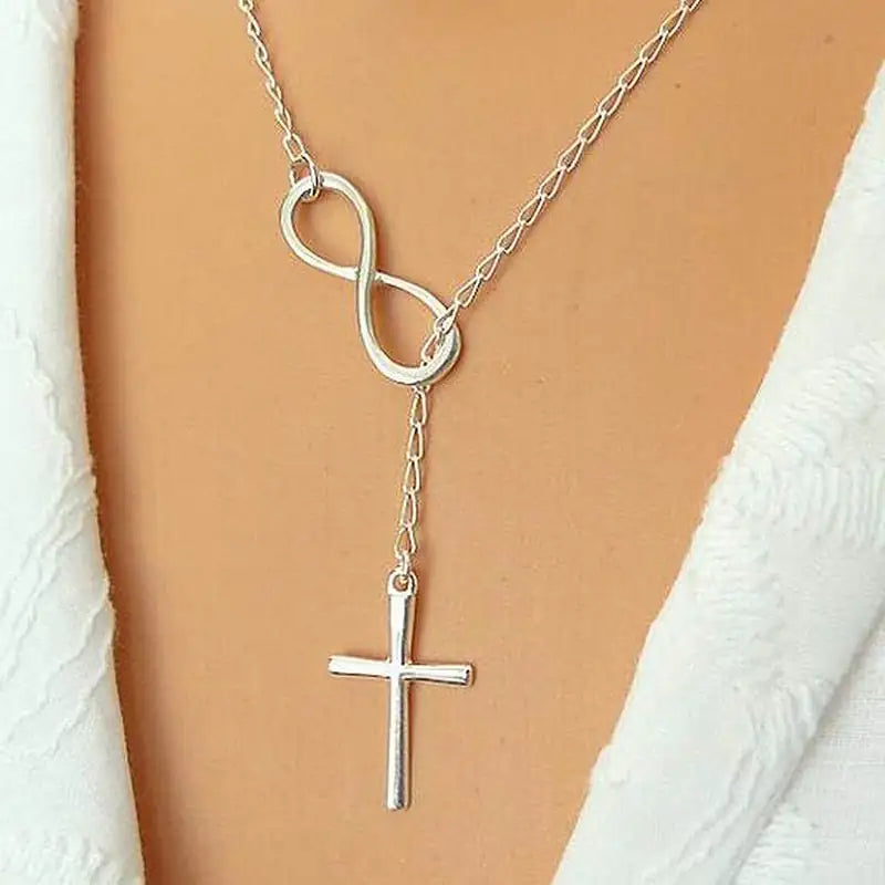 Infinite Faith Pendant - Real Gold Cross Pendant for Timeless Spiritual Elegance smart-purchase