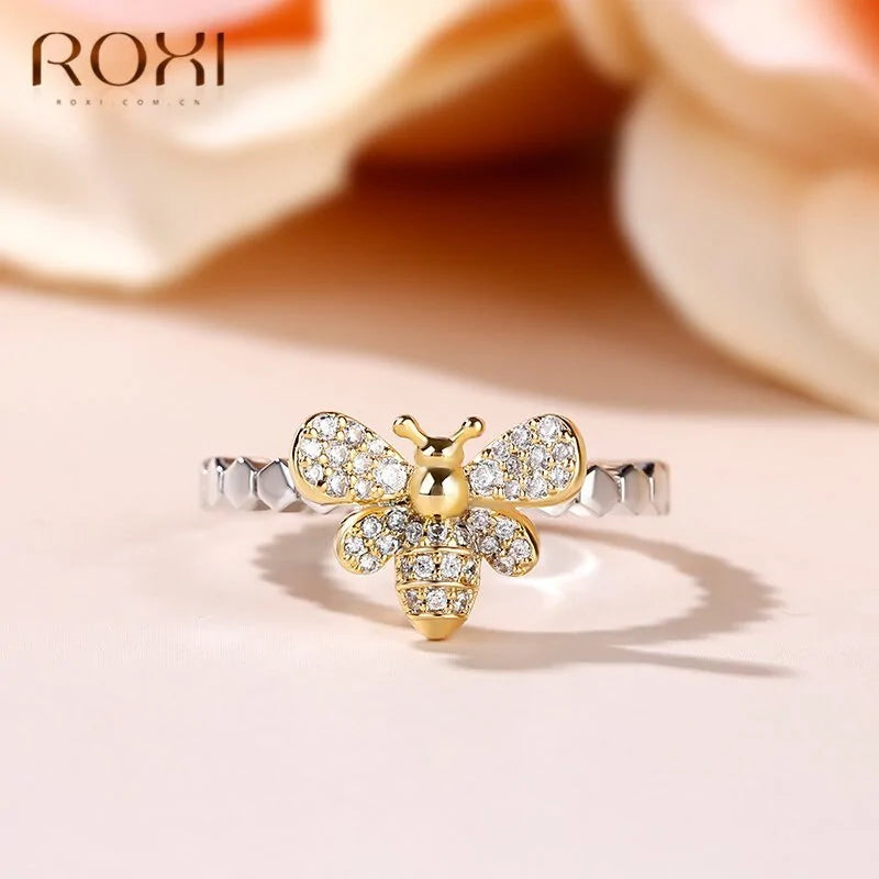 Unique Gold Rings – Honeycomb Ring with Accented Bee for Nature-Inspired Fashion smart-purchase