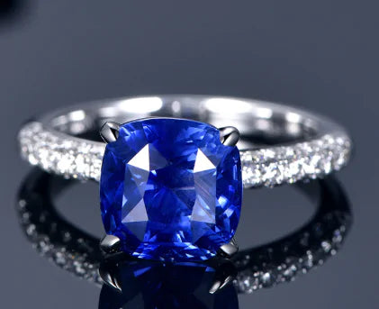 Embellished Sapphire Luxury Ring for Elegant Statements - Minimalist Engagement Rings with a Touch of Royalty smart-purchase